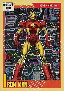 #13 Iron Man - 1991 Impel Marvel Universe Series II