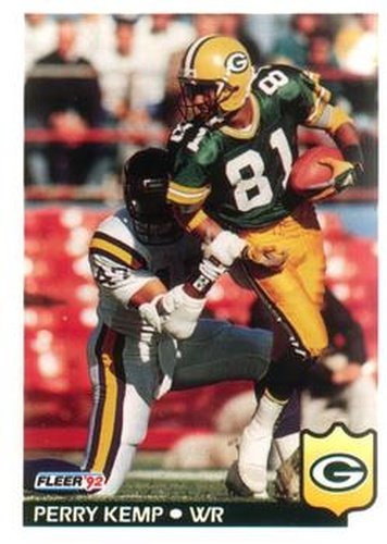 #130 Perry Kemp - Green Bay Packers - 1992 Fleer Football