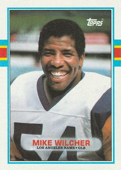 #130 Mike Wilcher - Los Angeles Rams - 1989 Topps Football