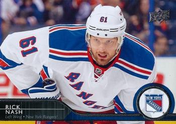 #130 Rick Nash - New York Rangers - 2014-15 Upper Deck Hockey