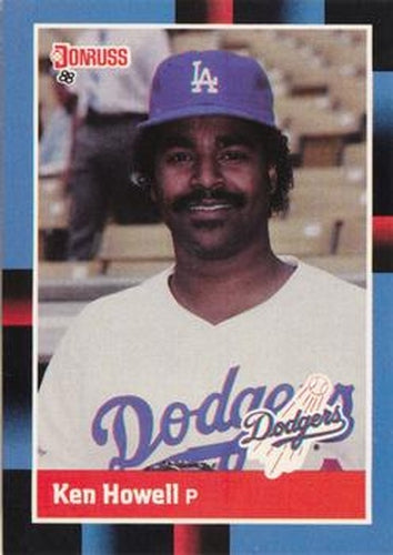 #130 Ken Howell - Los Angeles Dodgers - 1988 Donruss Baseball