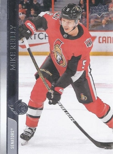 #130 Mike Reilly - Ottawa Senators - 2020-21 Upper Deck Hockey