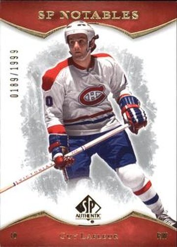 #130 Guy Lafleur - Montreal Canadiens - 2007-08 SP Authentic Hockey