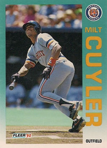 #130 Milt Cuyler - Detroit Tigers - 1992 Fleer Baseball