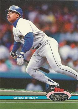 #130 Greg Briley - Seattle Mariners - 1991 Stadium Club Baseball