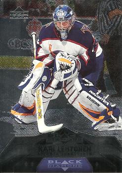 #130 Kari Lehtonen - Atlanta Thrashers - 2007-08 Upper Deck Black Diamond Hockey