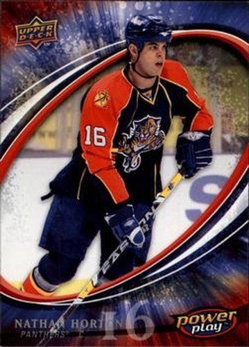 #130 Nathan Horton - Florida Panthers - 2008-09 Upper Deck Power Play Box Set Hockey