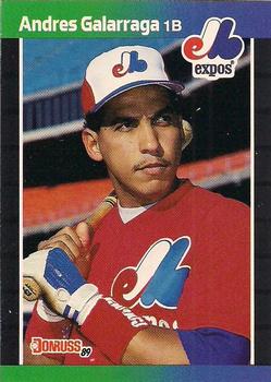 #130 Andres Galarraga - Montreal Expos - 1989 Donruss Baseball