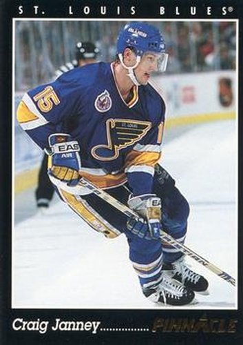 #130 Craig Janney - St. Louis Blues - 1993-94 Pinnacle Hockey