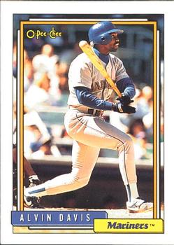 #130 Alvin Davis - Seattle Mariners - 1992 O-Pee-Chee Baseball