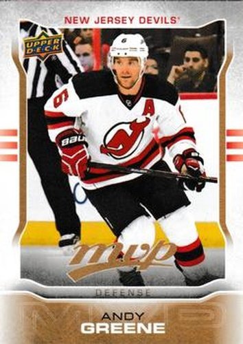 #130 Andy Greene - New Jersey Devils - 2014-15 Upper Deck MVP Hockey