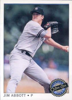 #130 Jim Abbott - New York Yankees - 1993 O-Pee-Chee Premier Baseball