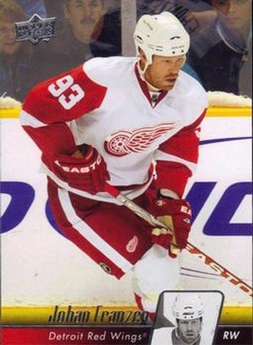 #130 Johan Franzen - Detroit Red Wings - 2010-11 Upper Deck Hockey