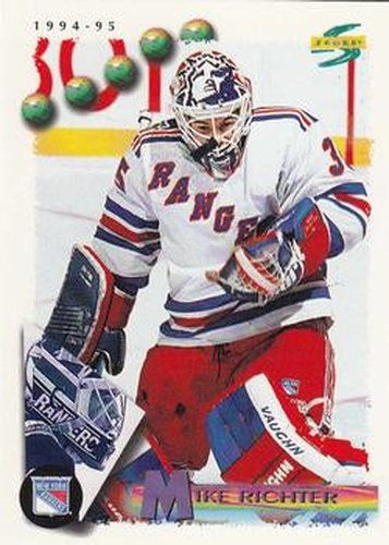 #130 Mike Richter - New York Rangers - 1994-95 Score Hockey