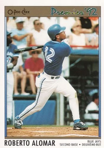 #130 Roberto Alomar - Toronto Blue Jays - 1992 O-Pee-Chee Premier Baseball