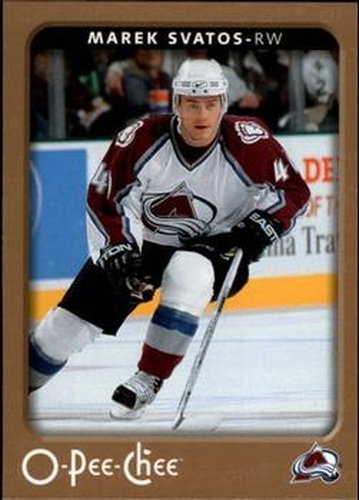 #130 Marek Svatos - Colorado Avalanche - 2006-07 O-Pee-Chee Hockey