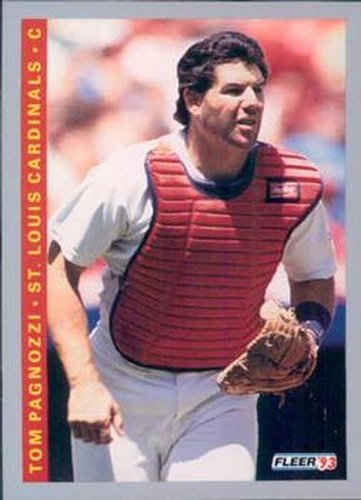 #130 Tom Pagnozzi - St. Louis Cardinals - 1993 Fleer Baseball