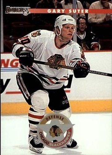 #130 Gary Suter - Chicago Blackhawks - 1996-97 Donruss Hockey