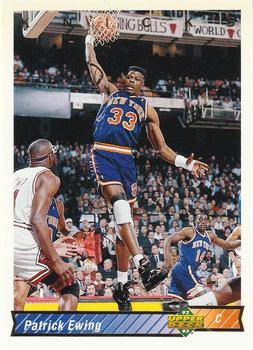 #130 Patrick Ewing - New York Knicks - 1992-93 Upper Deck Basketball