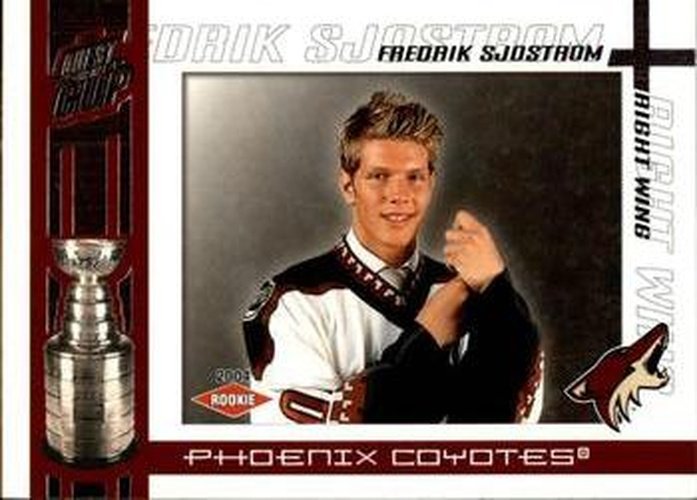 #130 Fredrik Sjostrom - Phoenix Coyotes - 2003-04 Pacific Quest for the Cup Hockey