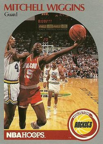 #130 Mitchell Wiggins - Houston Rockets - 1990-91 Hoops Basketball