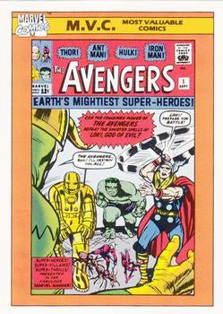 #130 Avengers #1 - 1990 Impel Marvel Universe