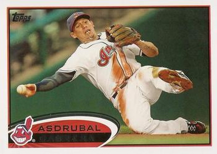 #130 Asdrubal Cabrera - Cleveland Indians - 2012 Topps Baseball