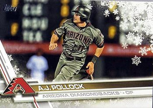 #HMW130 A.J. Pollock - Arizona Diamondbacks - 2017 Topps Holiday Baseball