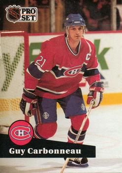 #130 Guy Carbonneau - 1991-92 Pro Set Hockey