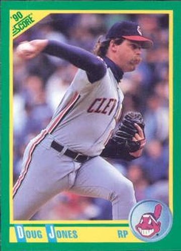 #130 Doug Jones - Cleveland Indians - 1990 Score Baseball