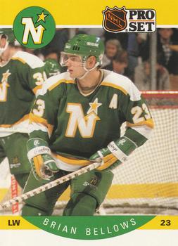 #130 Brian Bellows - Minnesota North Stars - 1990-91 Pro Set Hockey