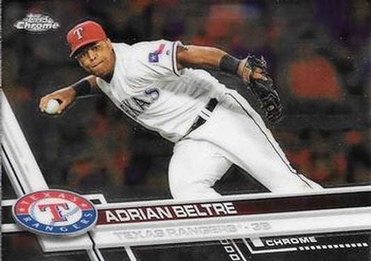 #130 Adrian Beltre - Texas Rangers - 2017 Topps Chrome Baseball
