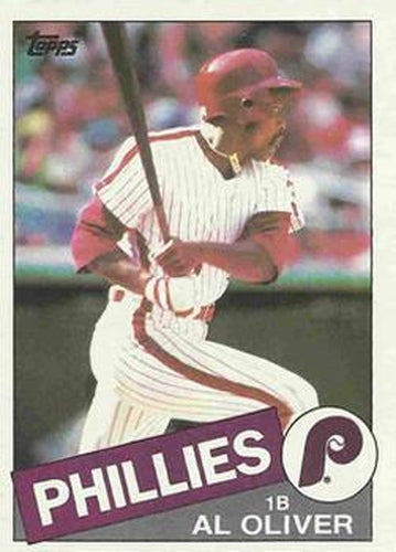 #130 Al Oliver - Philadelphia Phillies - 1985 Topps Baseball