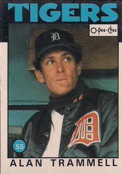 #130 Alan Trammell - Detroit Tigers - 1986 O-Pee-Chee Baseball