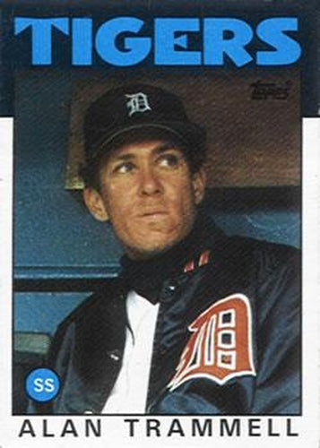 #130 Alan Trammell - Detroit Tigers - 1986 Topps Baseball