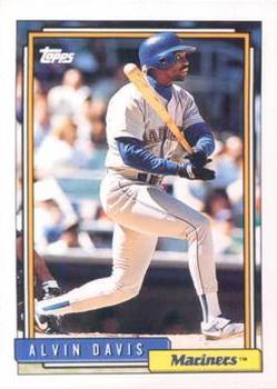 #130 Alvin Davis - Seattle Mariners - 1992 Topps Baseball