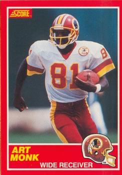 #130 Art Monk - Washington Redskins - 1989 Score Football