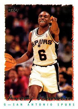 #130 Avery Johnson - San Antonio Spurs - 1994-95 Topps Basketball