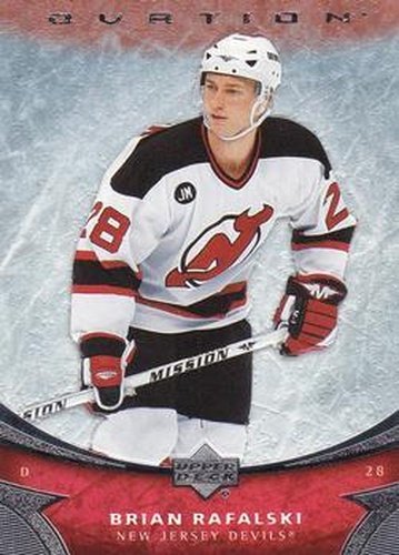 #130 Brian Rafalski - New Jersey Devils - 2006-07 Upper Deck Ovation Hockey