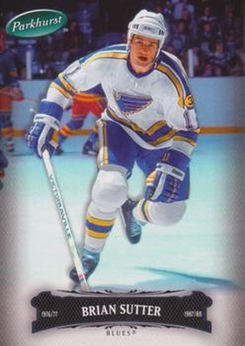#130 Brian Sutter - St. Louis Blues - 2006-07 Parkhurst Hockey