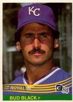 #130 Bud Black - Kansas City Royals - 1984 Donruss Baseball