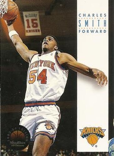 #130 Charles Smith - New York Knicks - 1993-94 SkyBox Premium Basketball