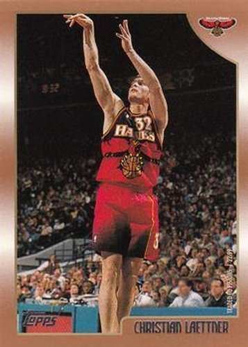 #130 Christian Laettner - Atlanta Hawks - 1998-99 Topps Basketball
