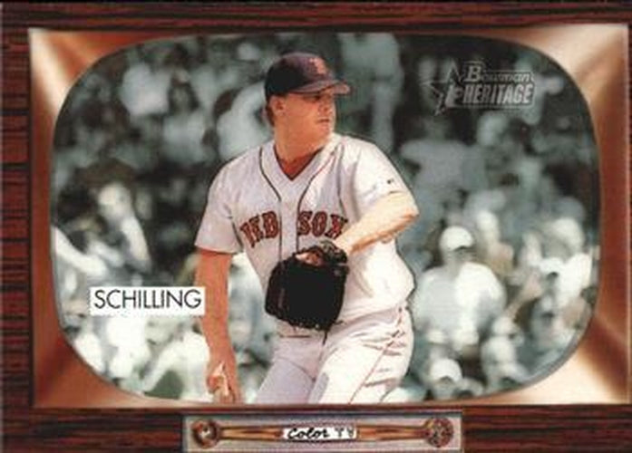 #130 Curt Schilling - Boston Red Sox - 2004 Bowman Heritage Baseball