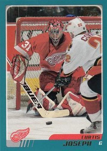 #130 Curtis Joseph - Detroit Red Wings - 2003-04 Topps Hockey