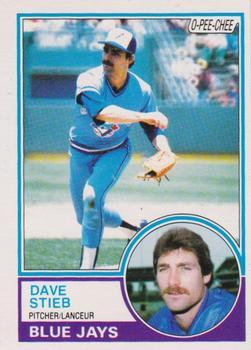 #130 Dave Stieb - Toronto Blue Jays - 1983 O-Pee-Chee Baseball