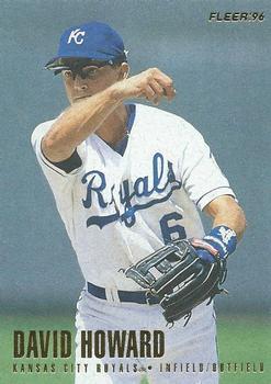 #130 David Howard - Kansas City Royals - 1996 Fleer Baseball
