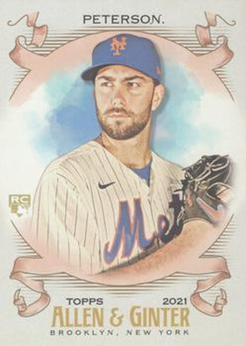 #130 David Peterson - New York Mets - 2021 Topps Allen & Ginter Baseball