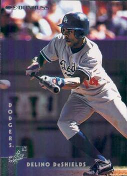 #130 Delino DeShields - Los Angeles Dodgers - 1997 Donruss Baseball