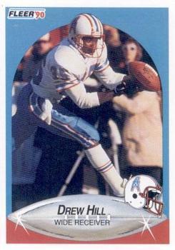 #130 Drew Hill - Houston Oilers - 1990 Fleer Football